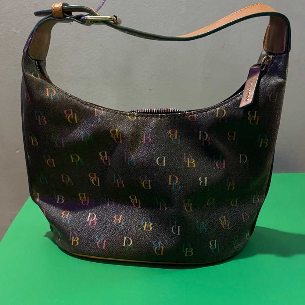 Dooney & Bourke Multicolor Logo Hobo Bag
